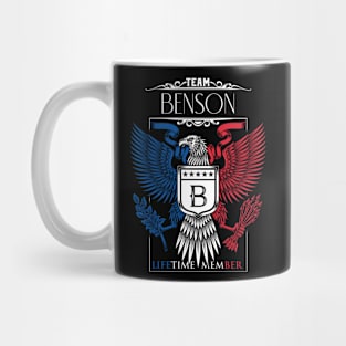 Team Benson Lifetime Member, Benson Name, Benson Middle Name Mug